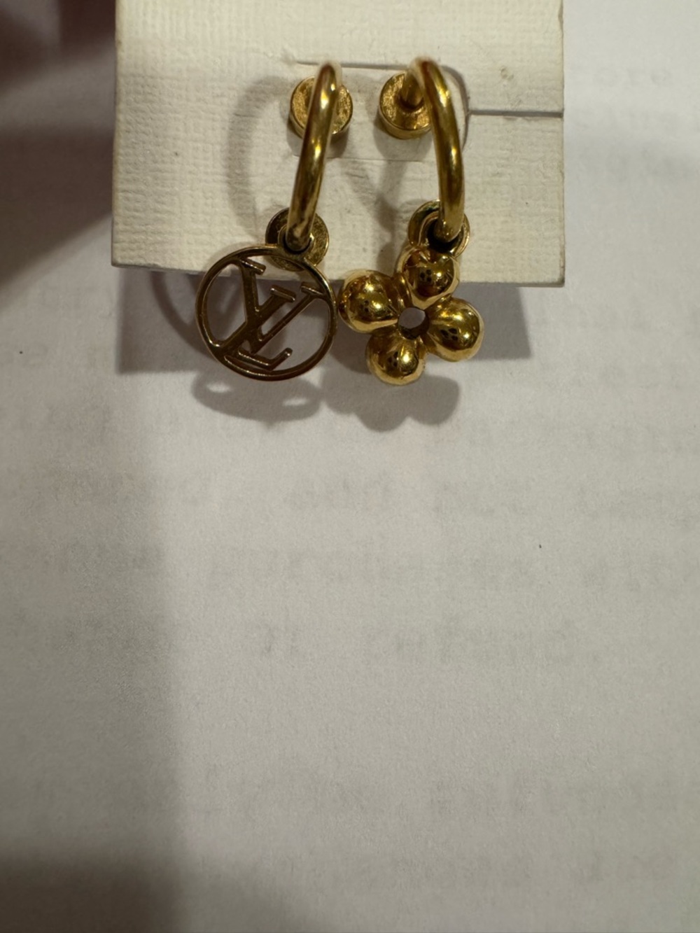 Authentic LV Louis Vuitton Blooming Earrings m64859 - Picture 2 of 12